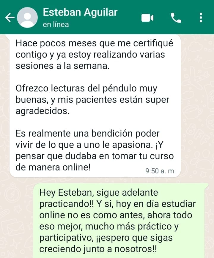 Esteban Aguilar Pendulo Hebreo